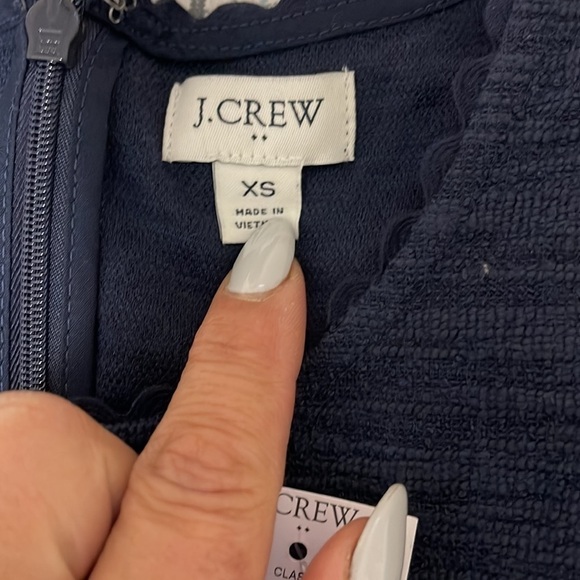 J. Crew sleeveless top, Navy Blue, size XS - Picture 6 of 7